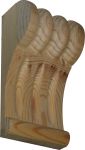 Holzapplikation antik, aus Fichte, Kapitell Holz, Holzzierteil antik, Holzkapitell, Kapitelle Holz